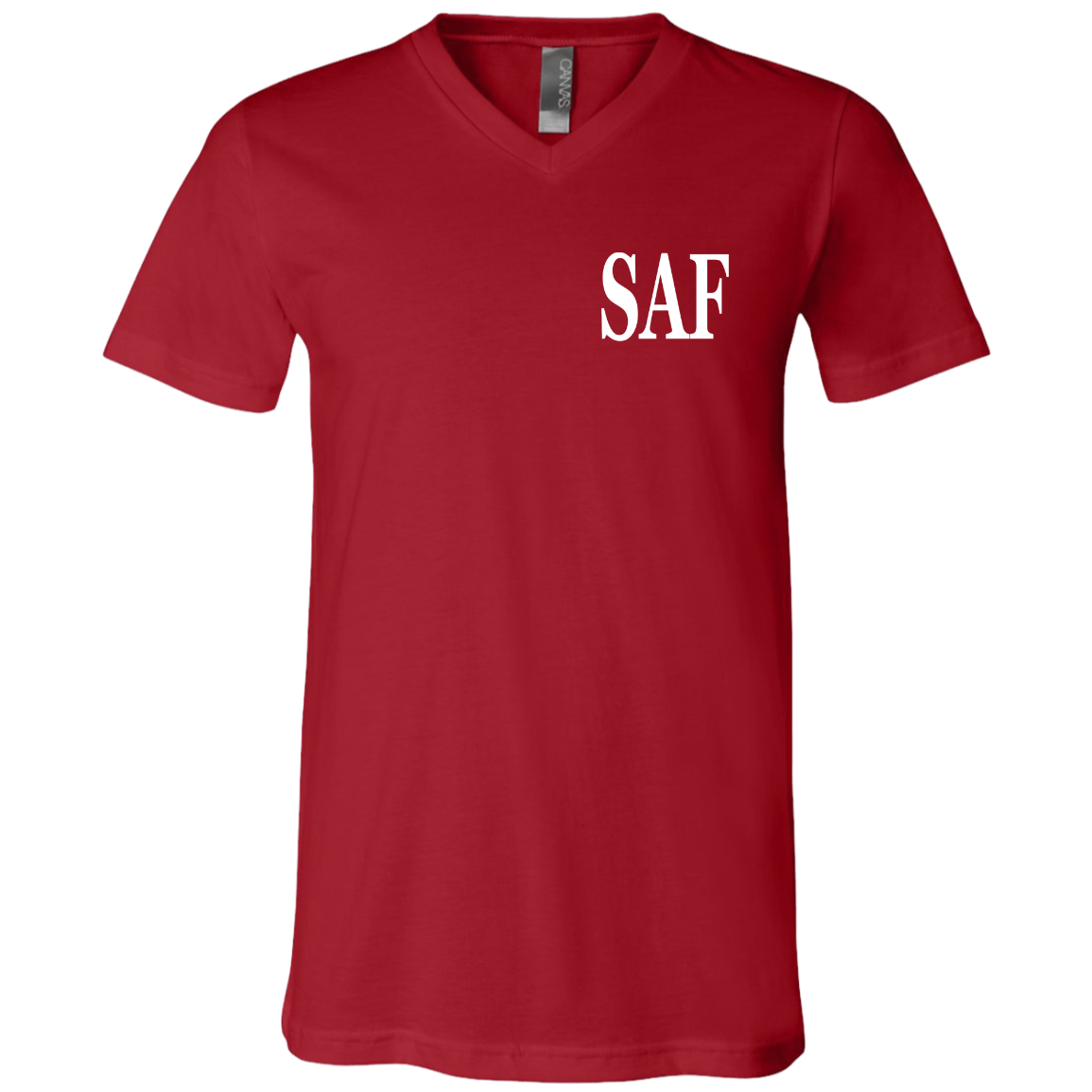 SAF - Unisex Jersey SS V-Neck T-Shirt