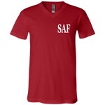 SAF - Unisex Jersey SS V-Neck T-Shirt