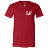 SAF - Unisex Jersey SS V-Neck T-Shirt