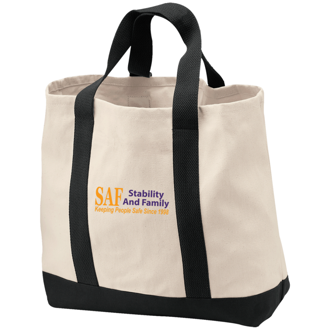 SAF - 2-Tone Shopping Tote