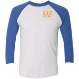 SAF - Tri-Blend 3/4 Sleeve Raglan T-Shirt