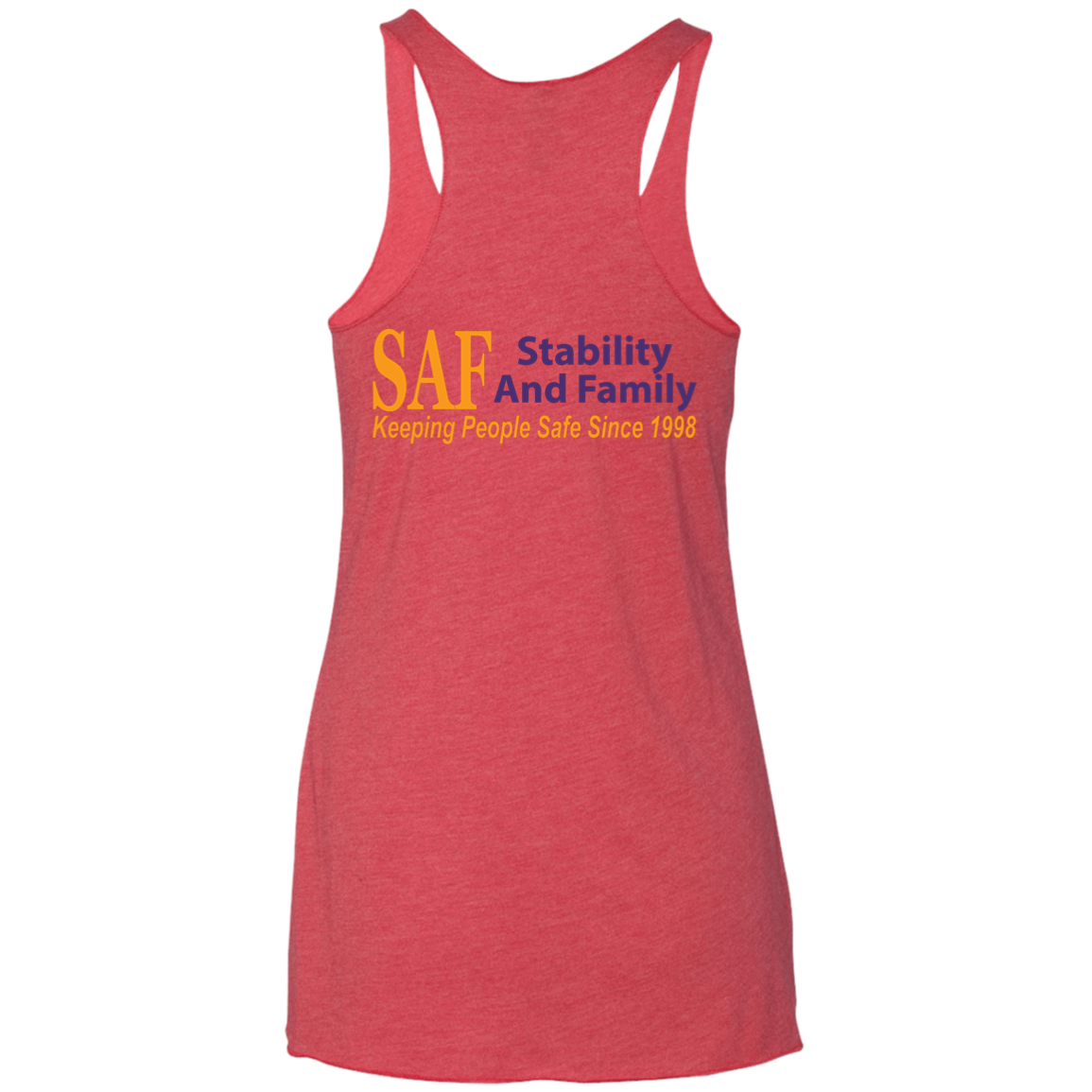 SAF - Ladies' Triblend Racerback Tank