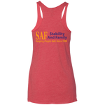 SAF - Ladies' Triblend Racerback Tank