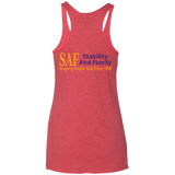 SAF - Ladies' Triblend Racerback Tank
