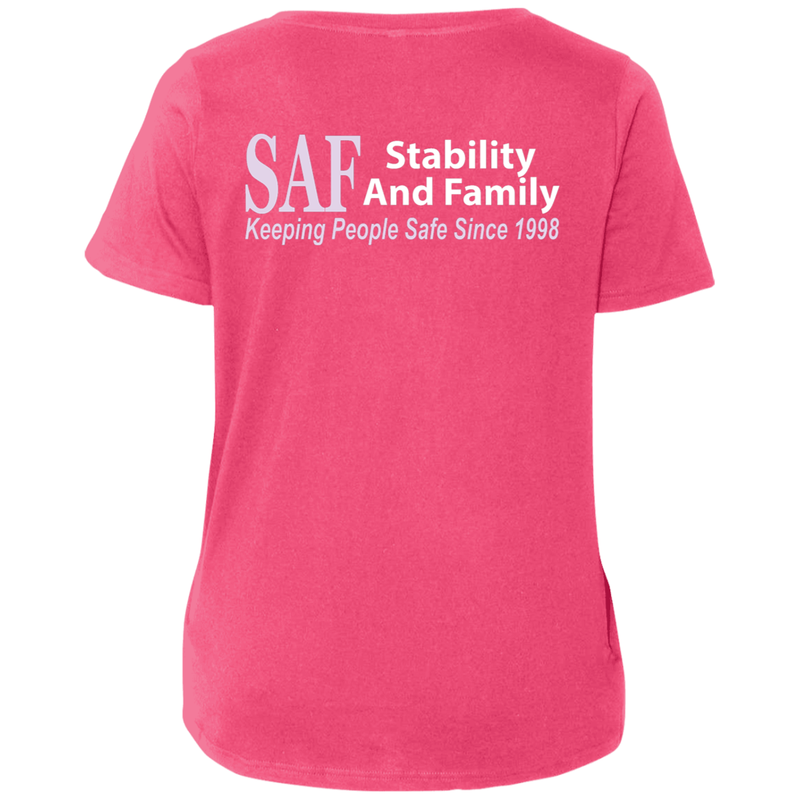 SAF - Ladies' Curvy V-Neck T-Shirt
