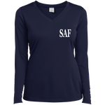 SAF - Ladies’ Long Sleeve Performance V-Neck Tee