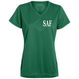 SAF - Ladies’ Moisture-Wicking V-Neck Tee