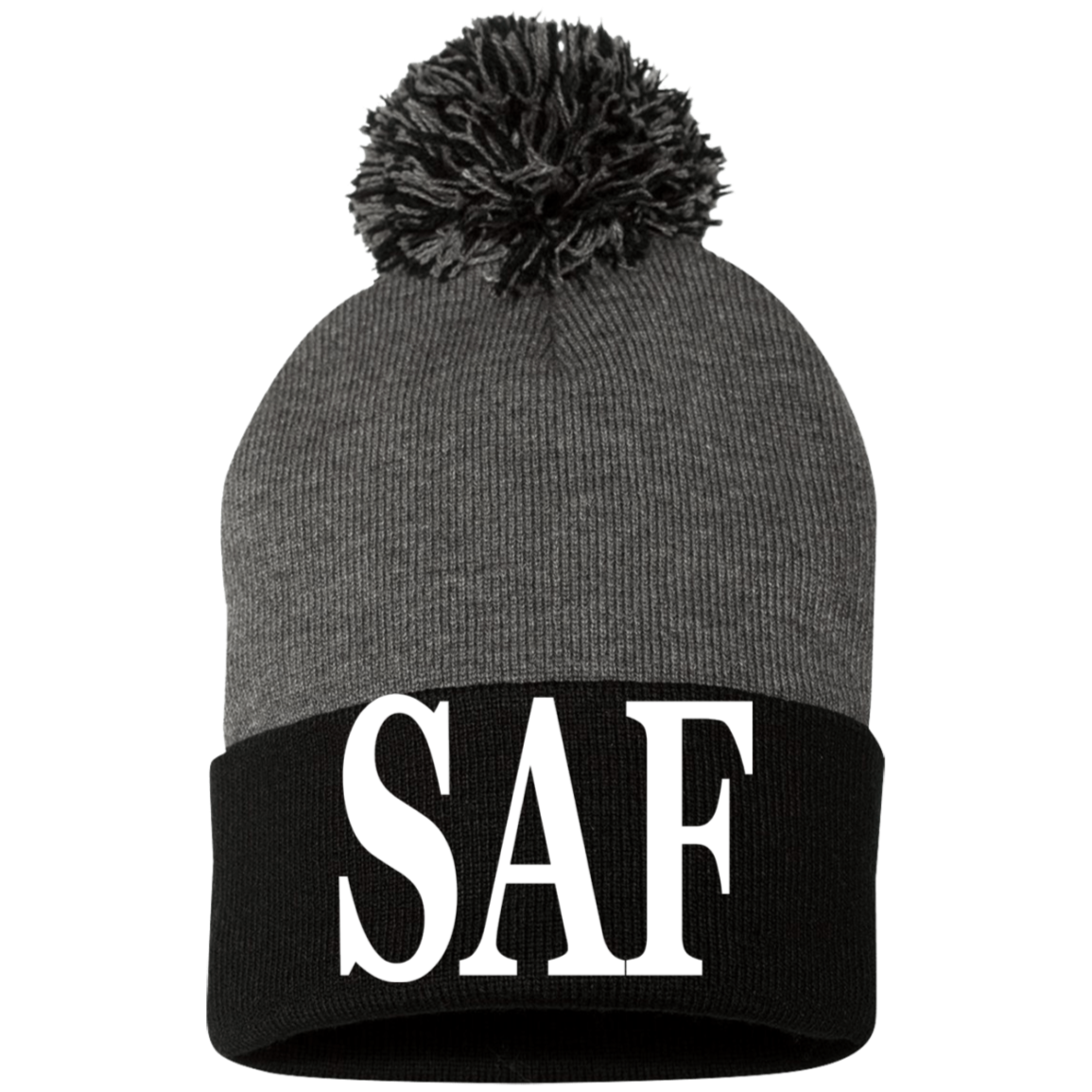 SAF - Pom Pom Knit Cap