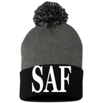 SAF - Pom Pom Knit Cap