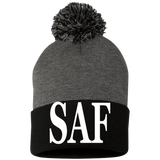 SAF - Pom Pom Knit Cap