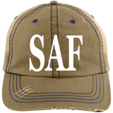 SAF - Distressed Unstructured Trucker Cap