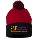 SAF - Pom Pom Knit Cap