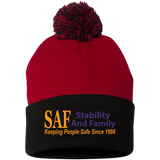 SAF - Pom Pom Knit Cap