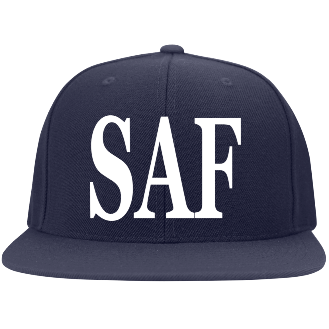 SAF - Flat Bill Twill Flexfit Cap