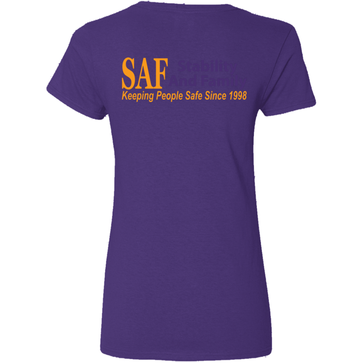 SAF - Ladies' 5.3 oz. V-Neck T-Shirt