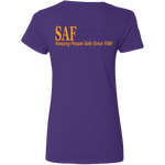 SAF - Ladies' 5.3 oz. V-Neck T-Shirt