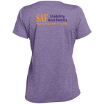 SAF - Ladies' Heather Scoop Neck Performance Tee