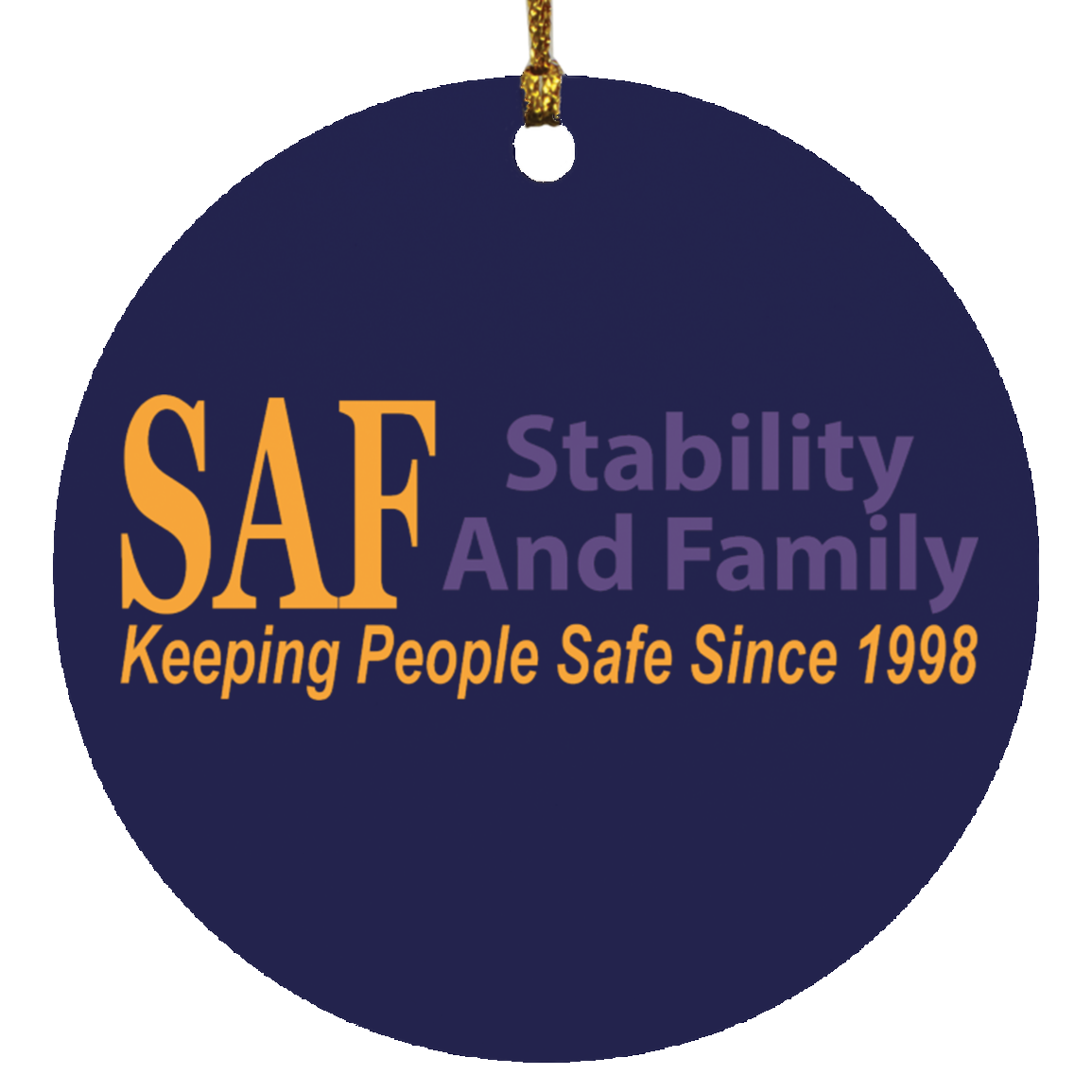 SAF - Circle Ornament