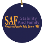 SAF - Circle Ornament