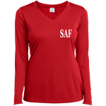 SAF - Ladies’ Long Sleeve Performance V-Neck Tee