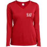 SAF - Ladies’ Long Sleeve Performance V-Neck Tee