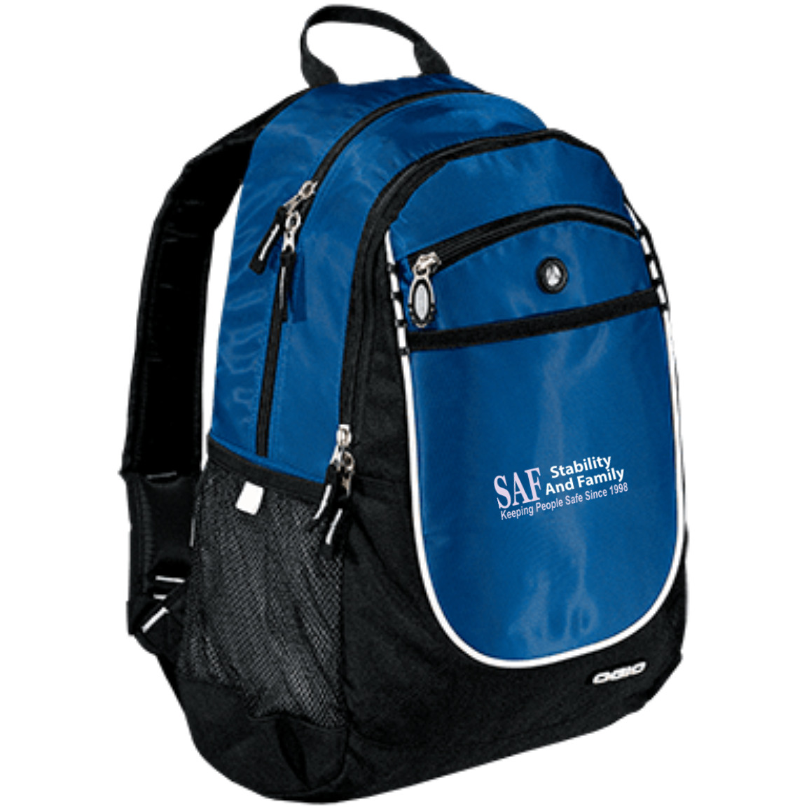 SAF - Embroidered Rugged Bookbag