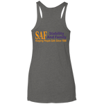 SAF - Ladies' Triblend Racerback Tank