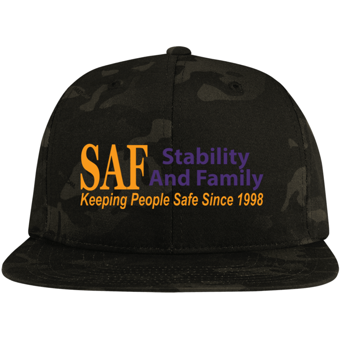 SAF - Flat Bill High-Profile Snapback Hat