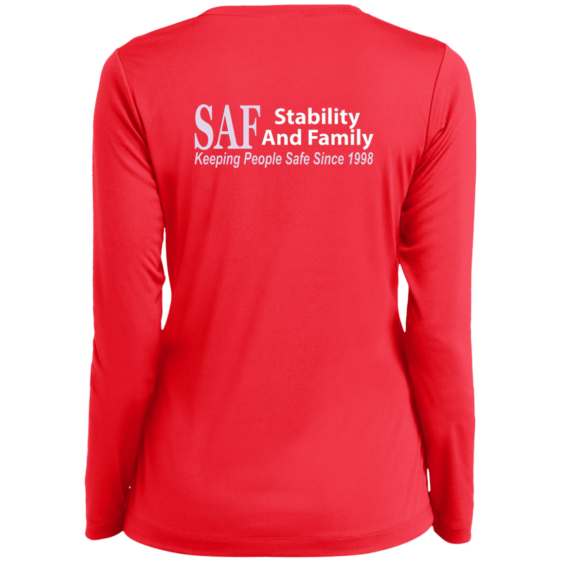 SAF - Ladies’ Long Sleeve Performance V-Neck Tee