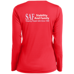 SAF - Ladies’ Long Sleeve Performance V-Neck Tee