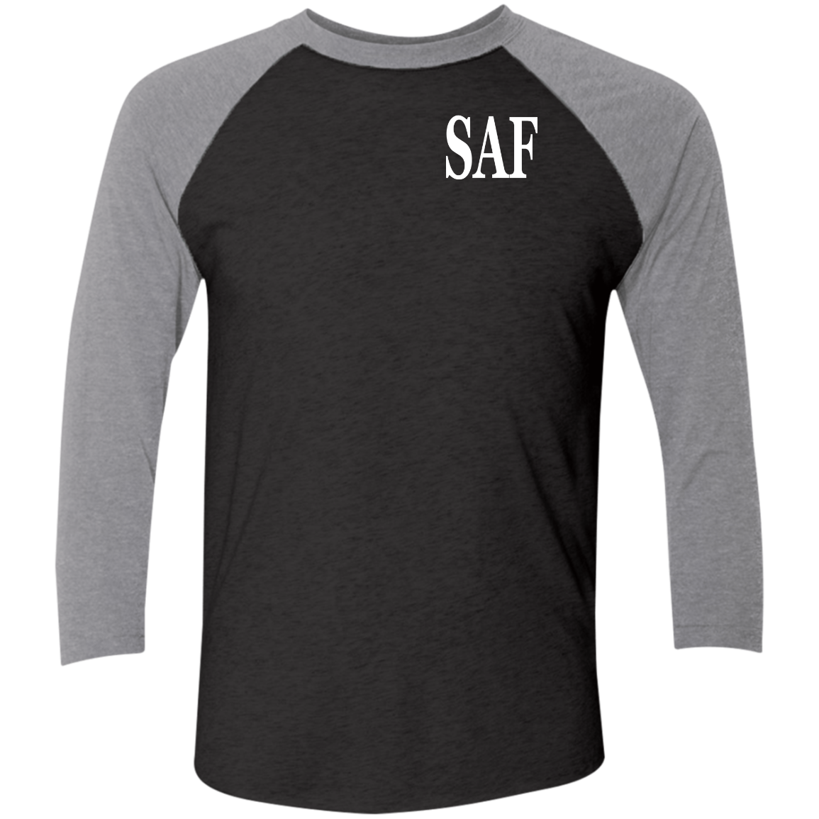 SAF - Tri-Blend 3/4 Sleeve Raglan T-Shirt