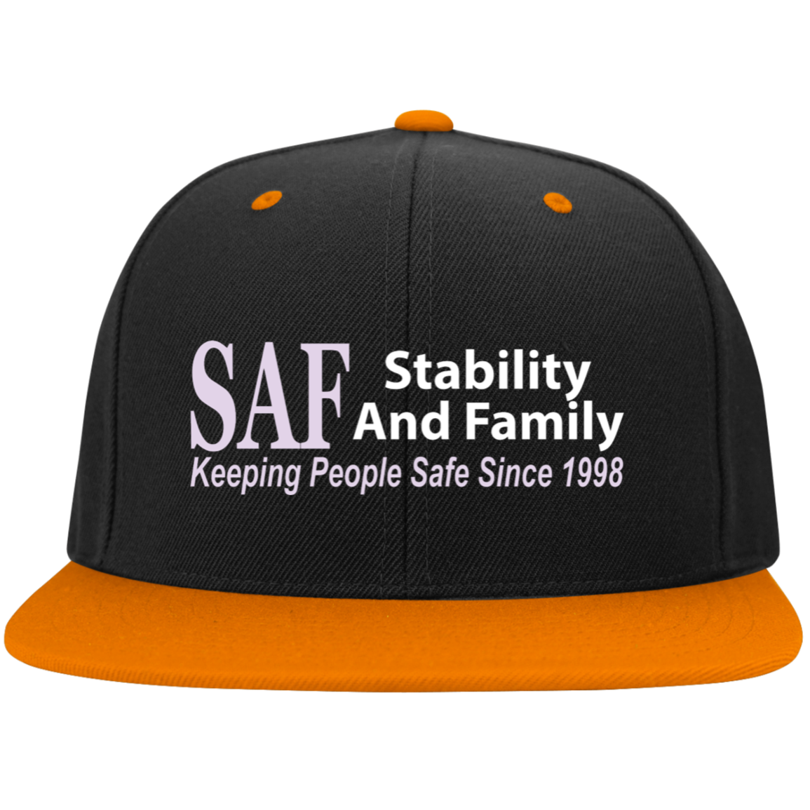 SAF - Flat Bill High-Profile Snapback Hat