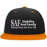 SAF - Flat Bill High-Profile Snapback Hat