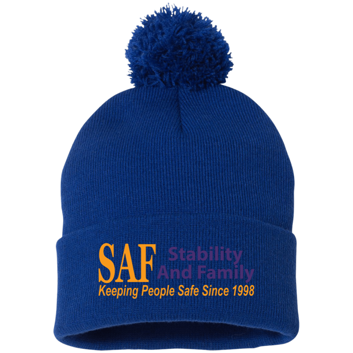 SAF - Pom Pom Knit Cap