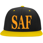 SAF - Flat Bill High-Profile Snapback Hat