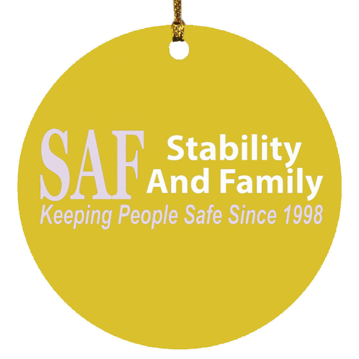 SAF - Circle Ornament