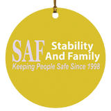 SAF - Circle Ornament