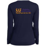 SAF - Ladies’ Long Sleeve Performance V-Neck Tee
