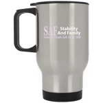 SAF - Silver Stainless Travel Mug