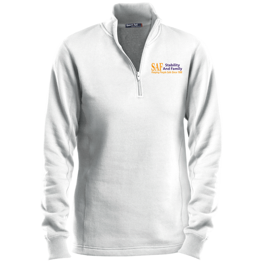 SAF - Ladies' 1/4 Zip Sweatshirt