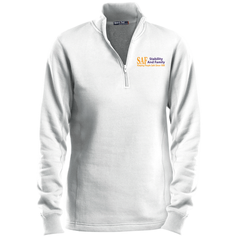 SAF - Ladies' 1/4 Zip Sweatshirt