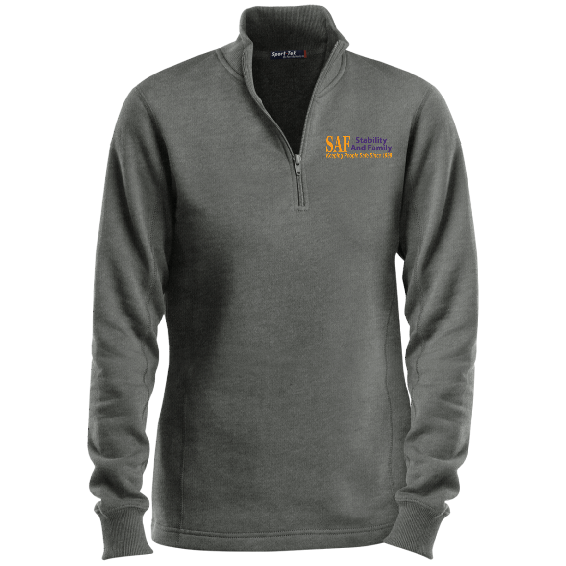 SAF - Ladies' 1/4 Zip Sweatshirt