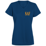 SAF - Ladies’ Moisture-Wicking V-Neck Tee