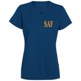 SAF - Ladies’ Moisture-Wicking V-Neck Tee