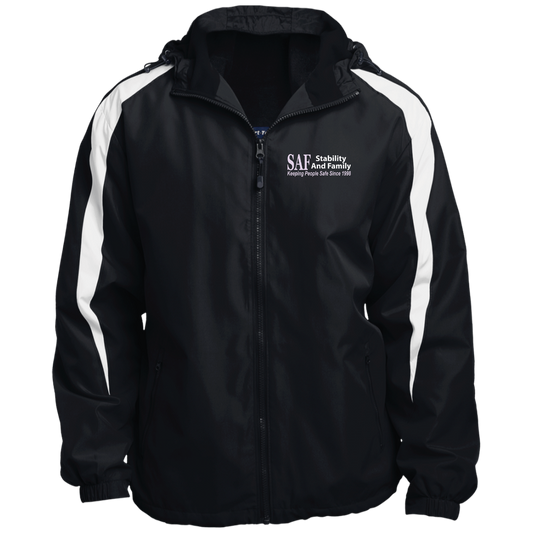 SAF - Fleece Lined Colorblocked Hooded Jacket