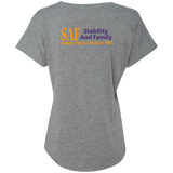 SAF - Ladies' Triblend Dolman Sleeve