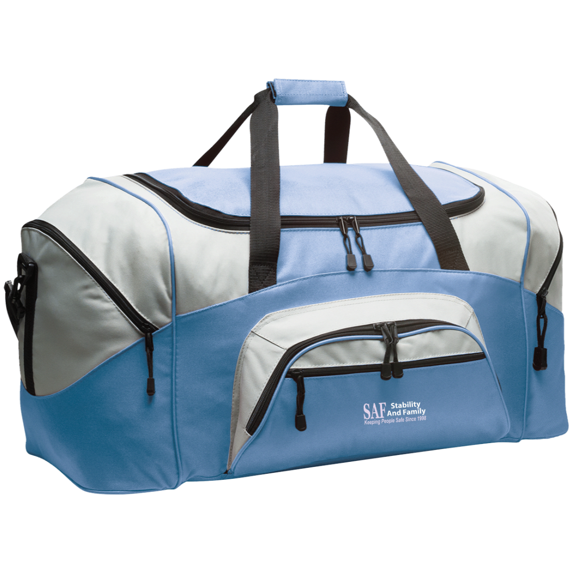 SAF - Embroidered Sport Duffel