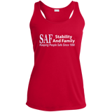 SAF - Ladies' Performance Racerback Tank
