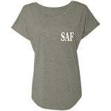 SAF - Ladies' Triblend Dolman Sleeve