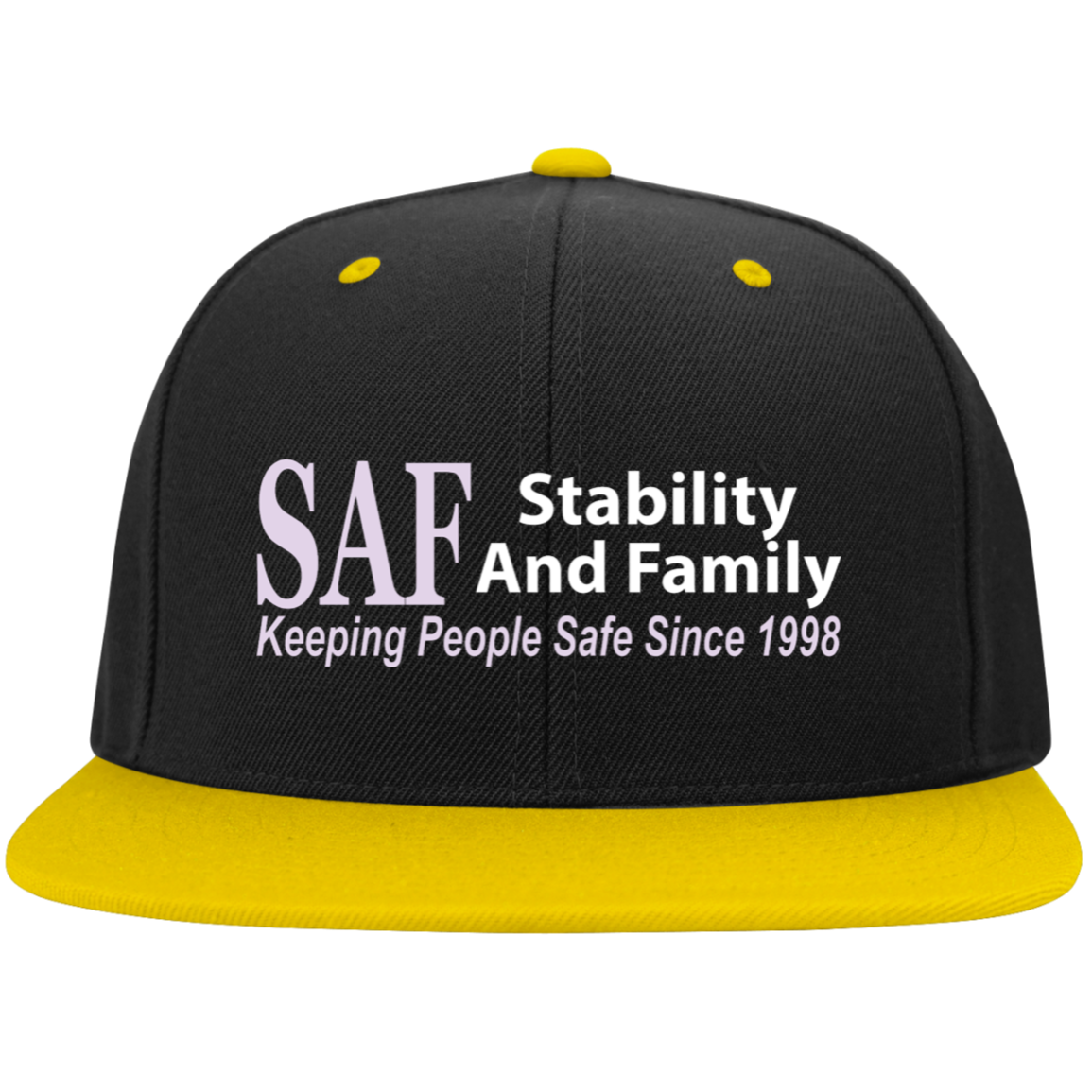 SAF - Flat Bill High-Profile Snapback Hat